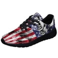 thumbnail image 1 of Sprint Car Racing American flag US Shoes Sneakers Black Size 8.5, 1 of 7
