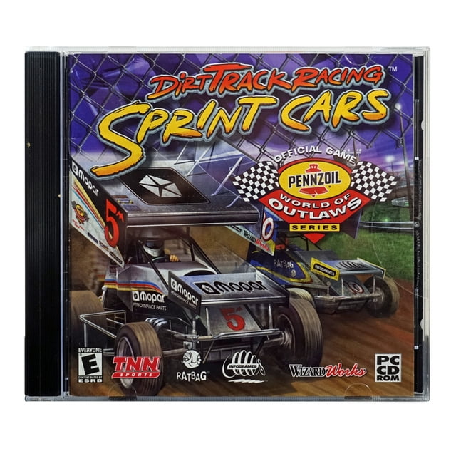 Sprint Cars Dirt Track Racing Classic PC CDRom Race Simulation Game ...