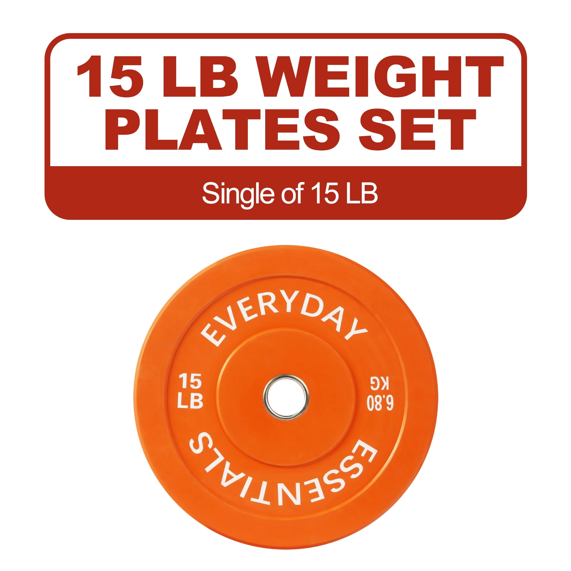 FlexWave 2-Inch Olympic Bumper Weight Plate，with Steel Hub, Multicolored, Multiple Sizes，Single & Pair, for Strength Training & Home Gym