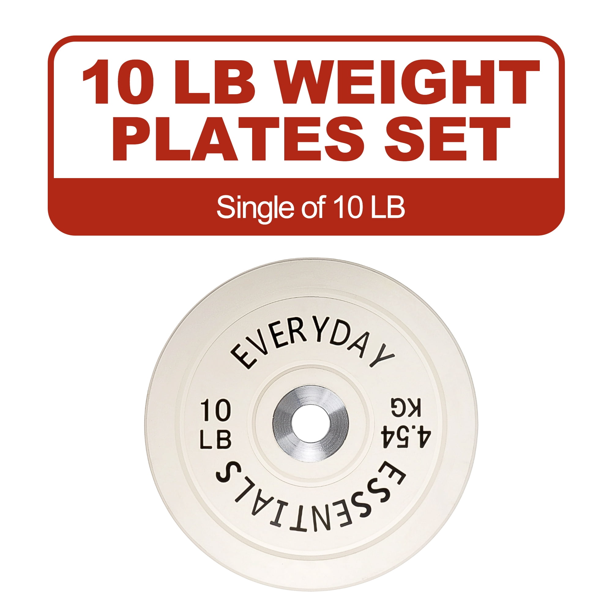 FlexWave 2-Inch Olympic Bumper Weight Plate，with Steel Hub, Multicolored, Multiple Sizes，Single & Pair, for Strength Training & Home Gym