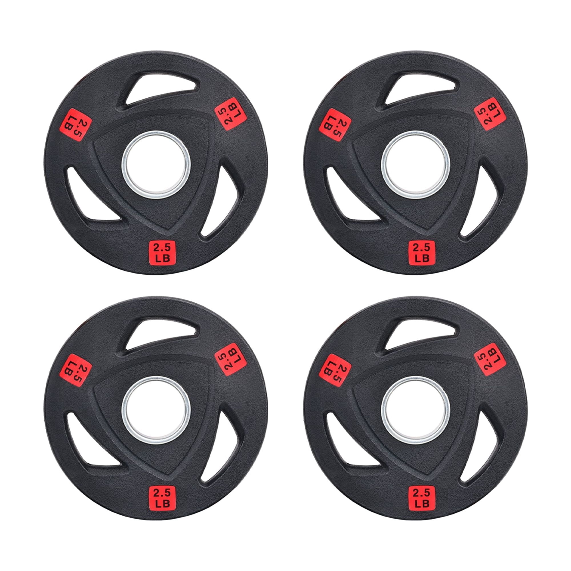 FlexWave 2-Inch Olympic Cast Iron Weight Plates，Multiple Sizes & Set Options, for Strength Training & Weightlifting