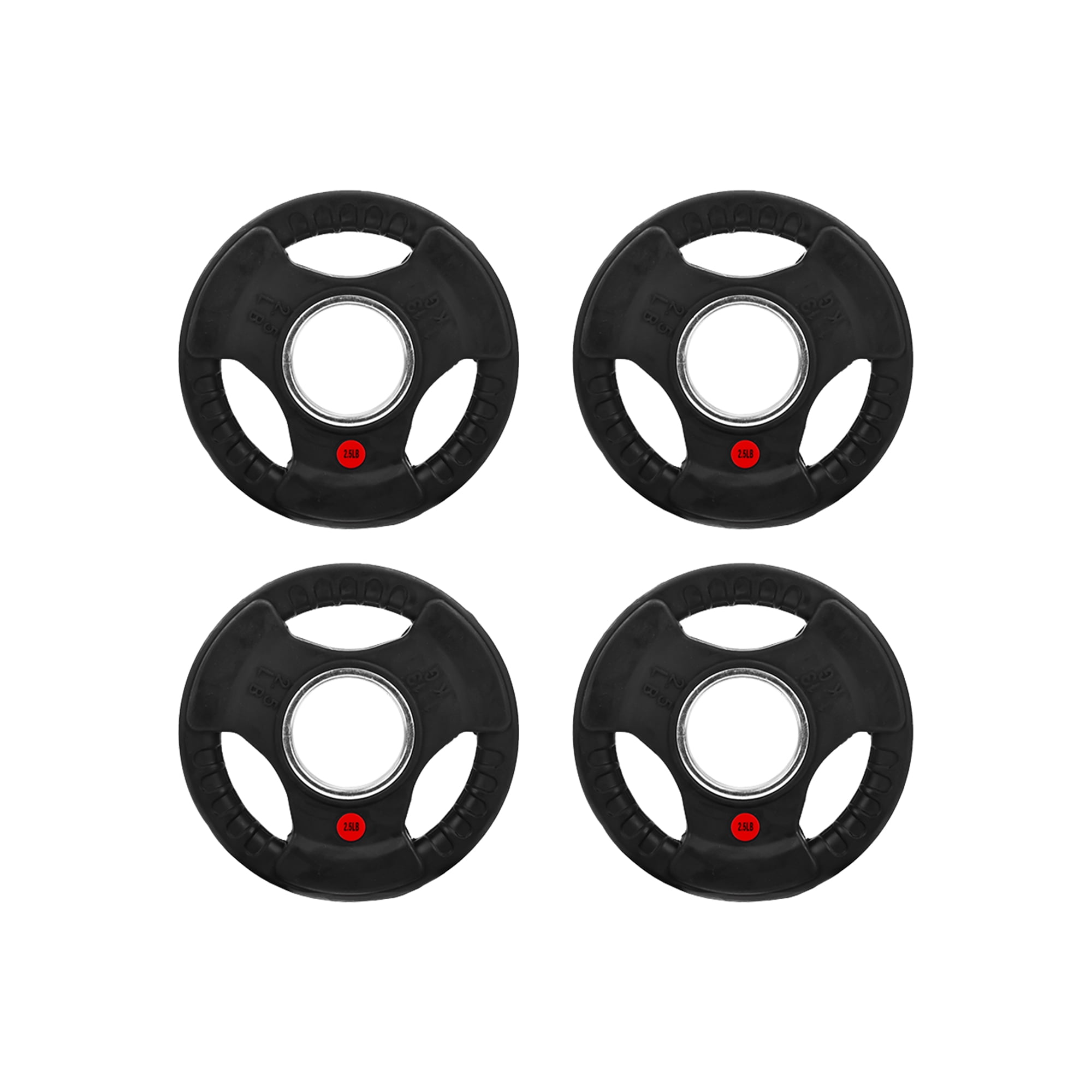 FlexWave 2-Inch Olympic Cast Iron Weight Plates，Multiple Sizes & Set Options, for Strength Training & Weightlifting