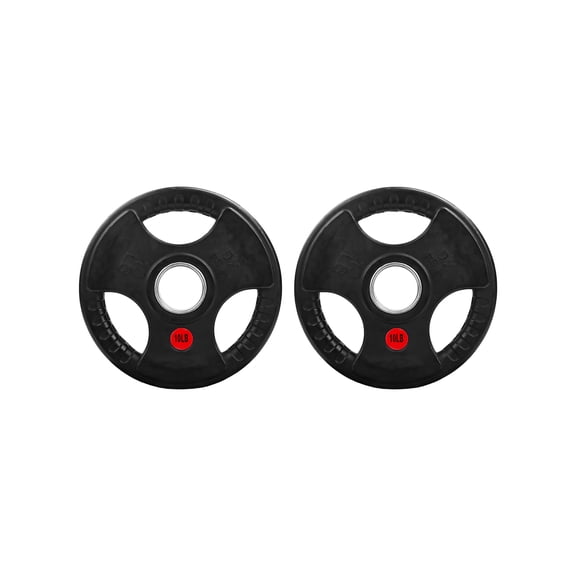 FlexWave 2-Inch Olympic Cast Iron Weight Plates，Multiple Sizes & Set Options, for Strength Training & Weightlifting