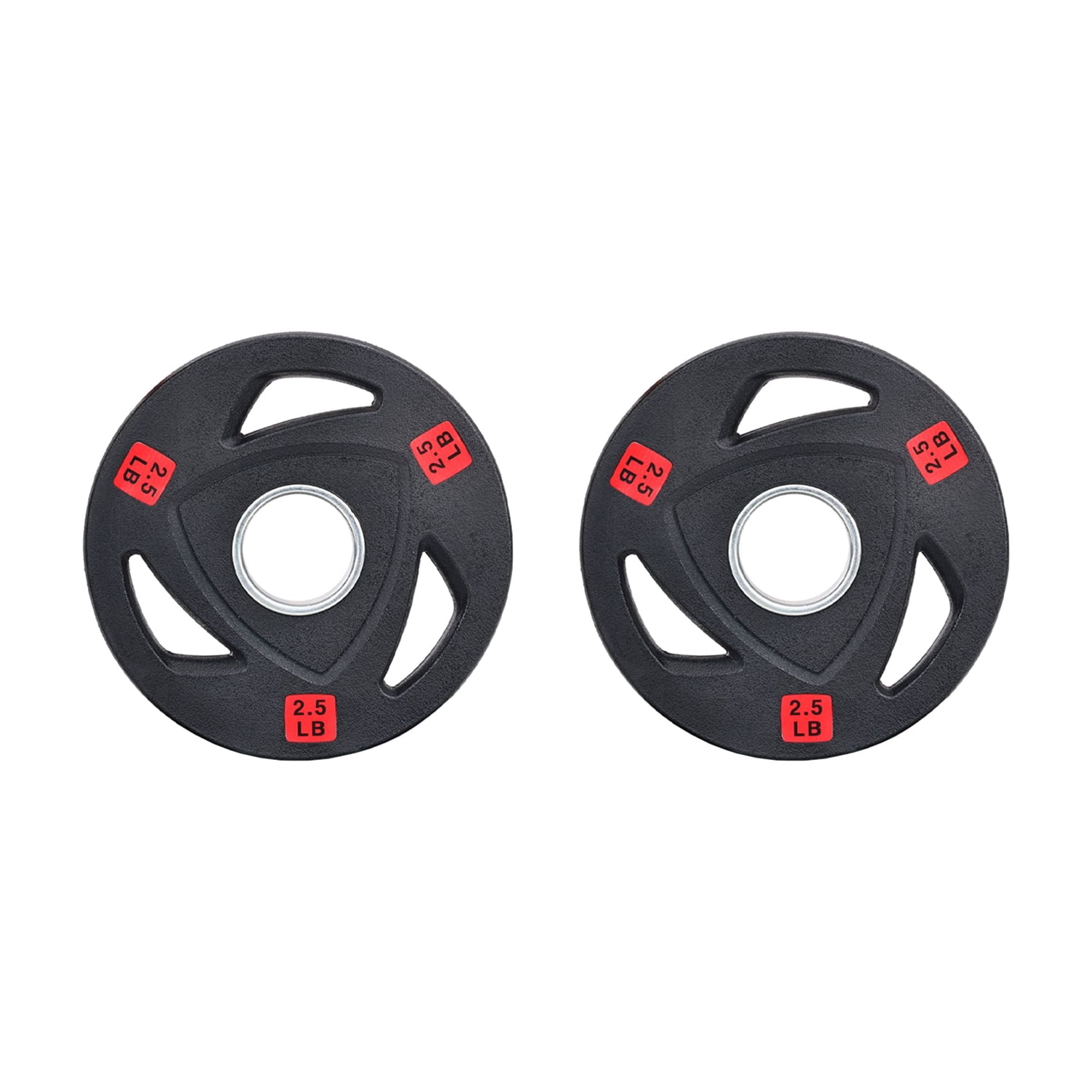 FlexWave 2-Inch Olympic Cast Iron Weight Plates，Multiple Sizes & Set Options, for Strength Training & Weightlifting