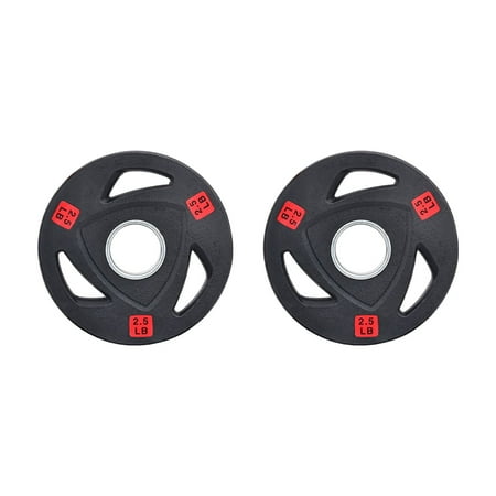 FlexWave 2-Inch Olympic Cast Iron Weight Plates,Multiple Sizes & Set Options, for Strength Training & Weightlifting