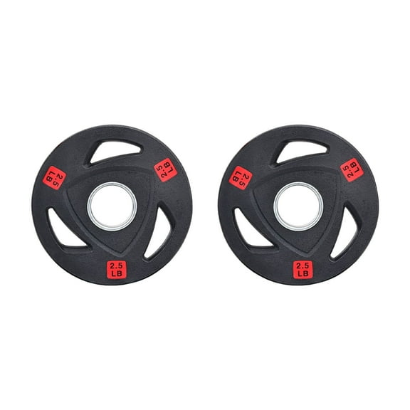 FlexWave 2-Inch Olympic Cast Iron Weight Plates,Multiple Sizes & Set Options, for Strength Training & Weightlifting