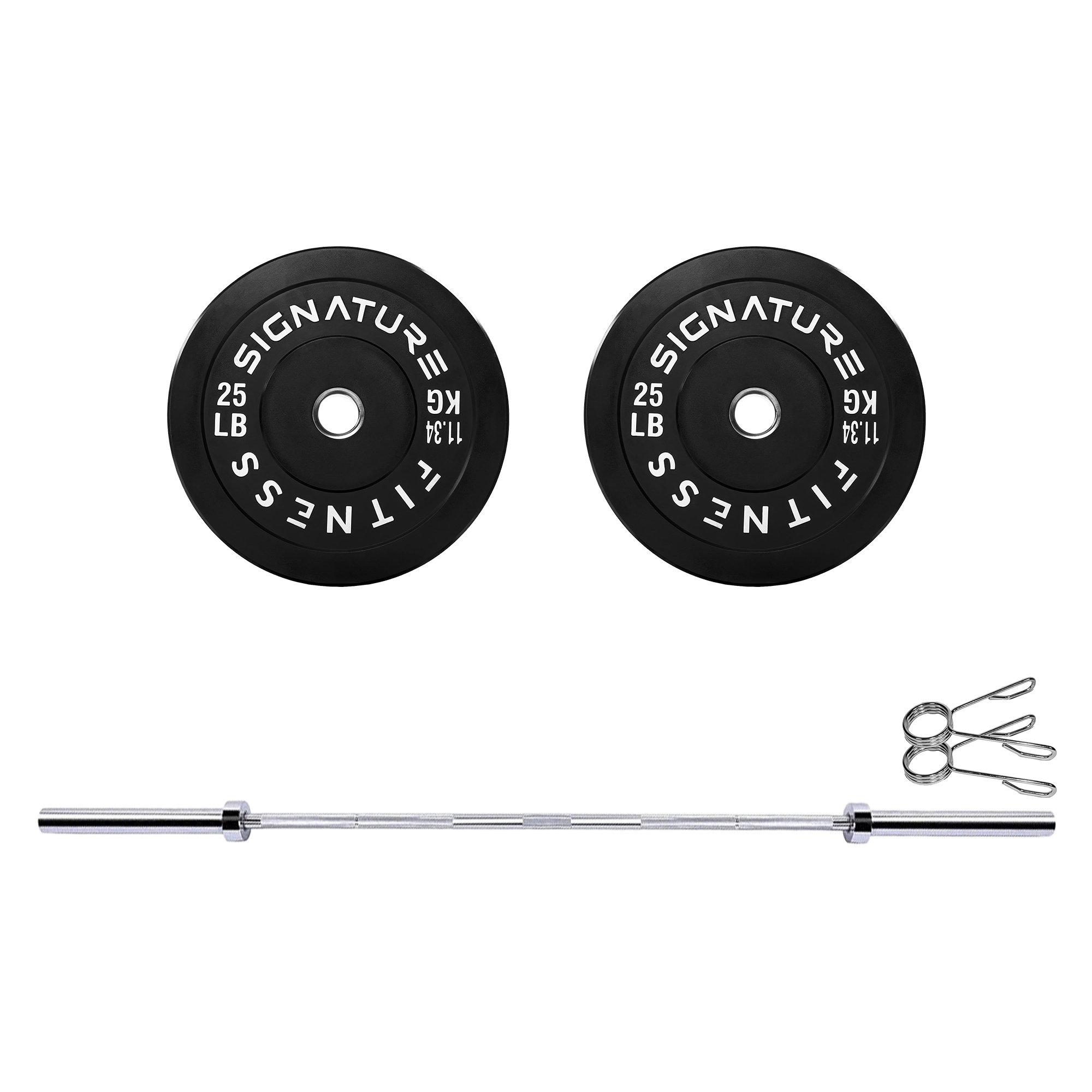 Sprint Demon 2" Olympic Bumper Weight Plates，with Steel Hub，Black & Colour Options, Multiple Weights & Sets，for Home Gym Strength Training