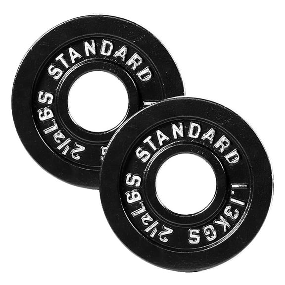 Sprint Demon Classic Cast Iron Weight Plates for Strength Training, 2-Inch, 2.5-Pound, Pair