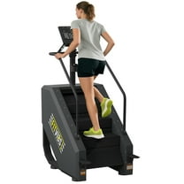 Sprint Demon Continuous Climbing Stair Stepper Machine, Cardio Workout Equipment，Adjustable Resistance Levels，for Home Gym