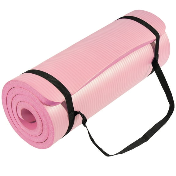Sprint Demon Extra Thick 1" Yoga Mat - 71"x24" Non-Slip Exercise Mat with Carrying Strap, High Density Foam for Spine & Joint Support, Easy Clean & Portable for Hom，Travel，Gym