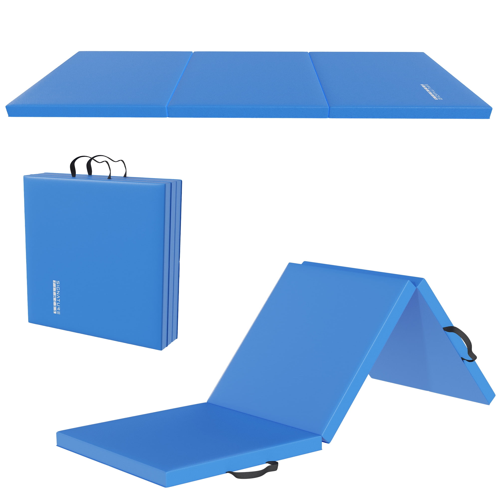 Sprint Demon Gymnastics Flooring, 2 ft × 6 ft × 2 in, high‑density EPE foam, three‑fold, non‑toxic vinyl