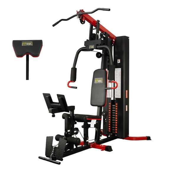 Sprint Demon LX770 Multifunctional Full Home Gym System Workout Station with 160 Lbs Weight Stack, One Station with Leg Training Pedal, Comes with Installation Instruction Video, Ships in 5 Boxes