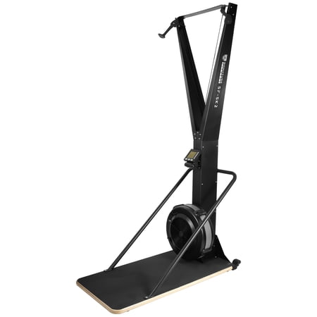 FlexWave Multifunctional home ski training machine - 10 wind speed adjustment, LCD display, durable steel, suitable for full body strength training and skill improvement