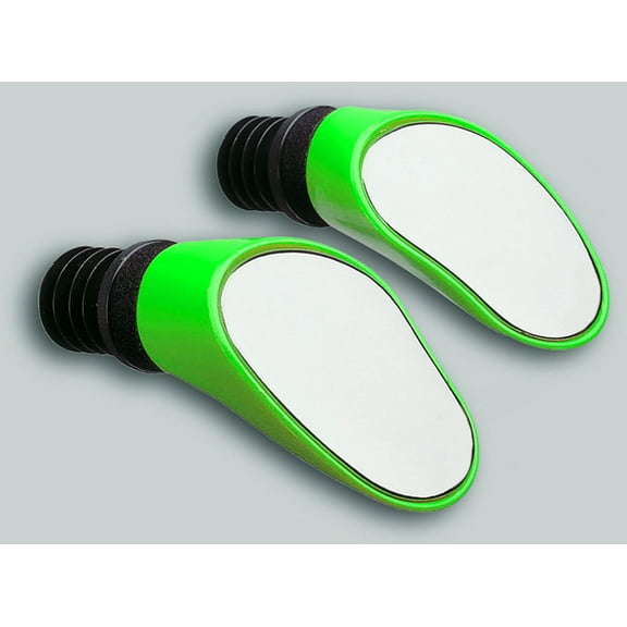 Sprintech Road Drop Bar Rearview Mirror Green Pair