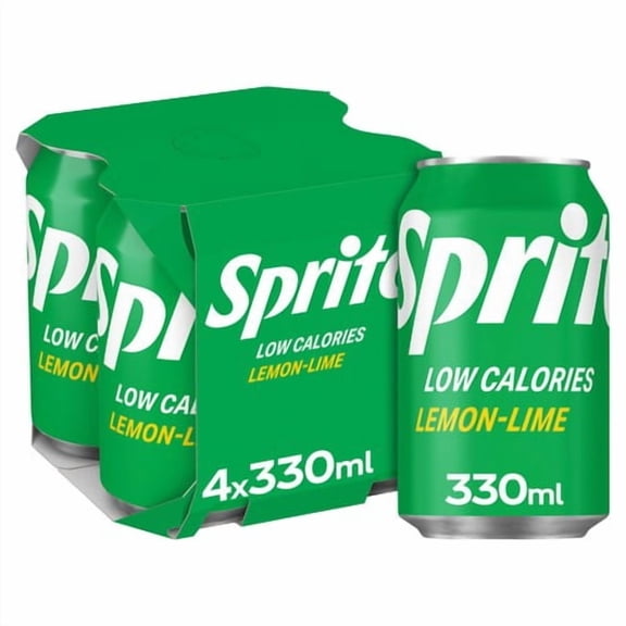 Sprite 4 x 330ml, British Import (Pack of 2)