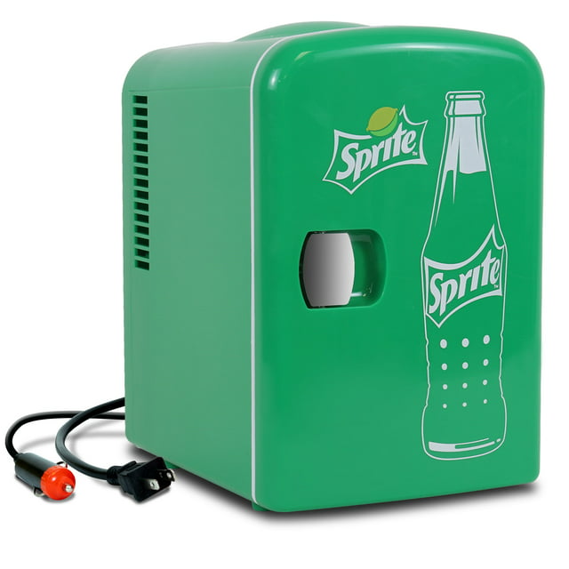 Sprite 6 Can Mini Fridge Portable 4L Mini Cooler Travel Compact Refrigerator