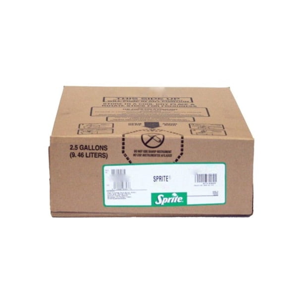 Sprite Bag in Box Syrup 2.5 Gallon for Office Breakroom - Walmart