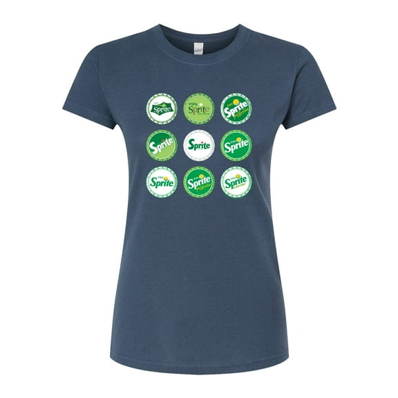 Sprite - Bottle Cap Evolution - Juniors Fitted Graphic T-Shirt