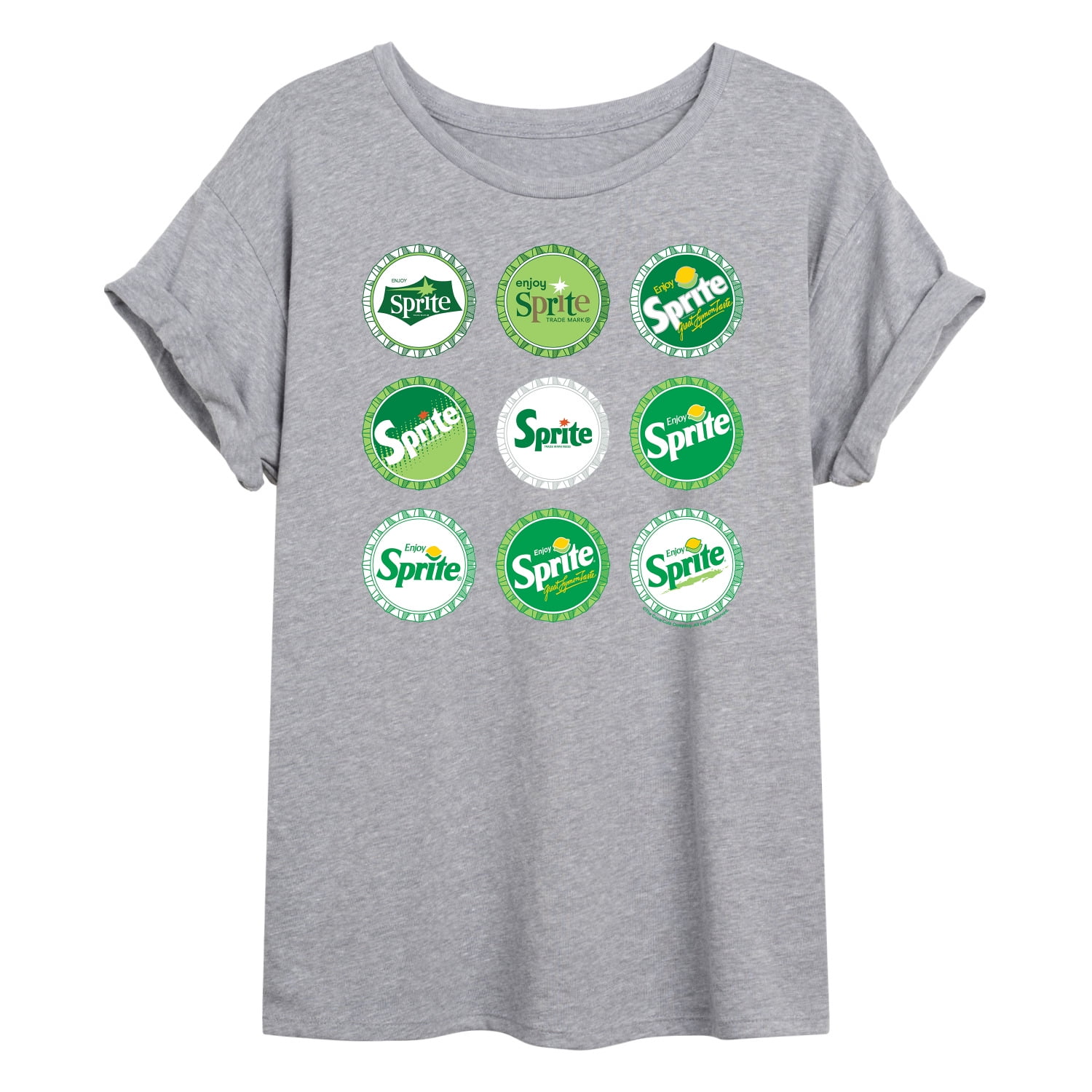 Sprite - Bottle Cap Evolution - Juniors Ideal Flowy Muscle T-Shirt ...