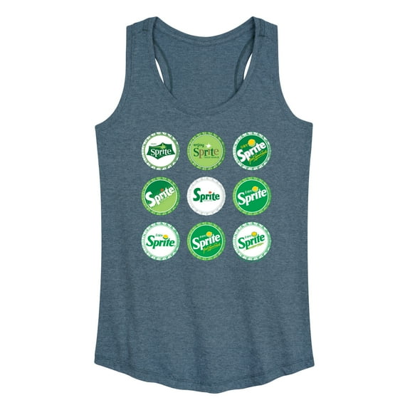 Sprite - Bottle Cap Evolution - Women's Racerback Tank Top