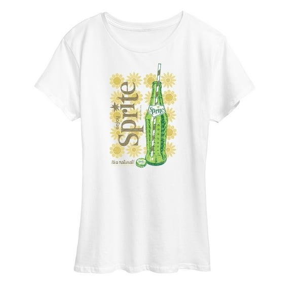 Sprite - Bottle Daisy Pattern - Women's Short Sleeve Graphic T-Shirt