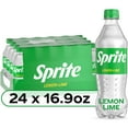 thumbnail image 1 of Sprite Lemon Lime Soda Soft Drinks, 16.9 fl oz, 24 Pack, 1 of 7