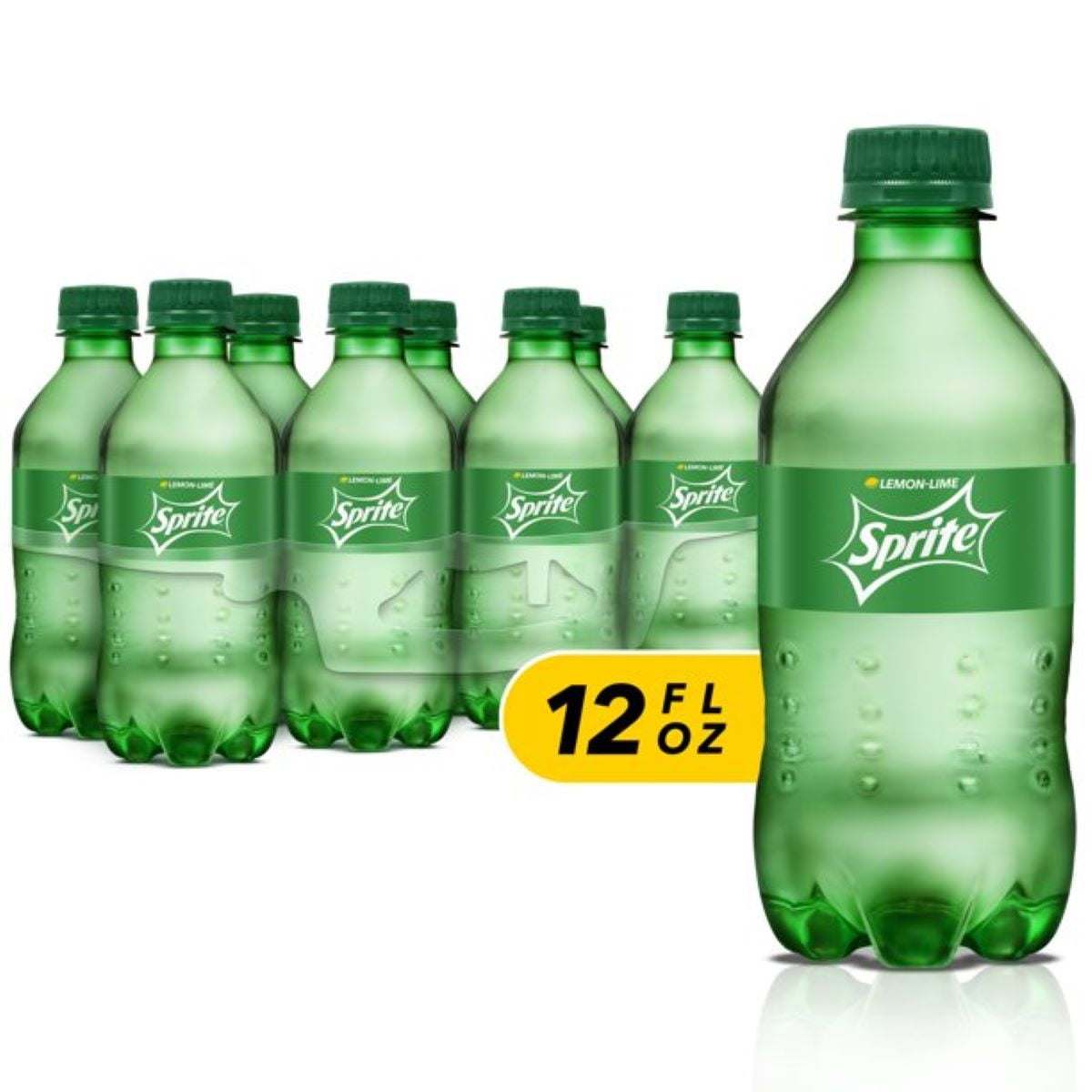 Sprite Caffeine-Free Lemon Lime Soda Pop, 12 Fl Oz, 8 Pack Bottles, Quantity of 3