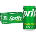 thumbnail image 1 of Sprite Lemon-Lime Caffeine Free Soda Pop Mini Cans, 7.5 fl oz, 15 Pack, 1 of 16