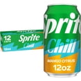 thumbnail image 1 of Sprite Chill Mango Citrus Soda Pop Cans, 12 fl oz, 12 Pack, 1 of 9