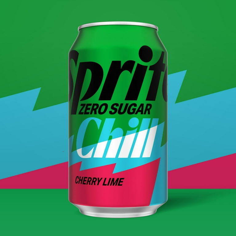 Chill Sprite ® Chill Cherry Lime Natural Flavor Soda Soft Drink Cans