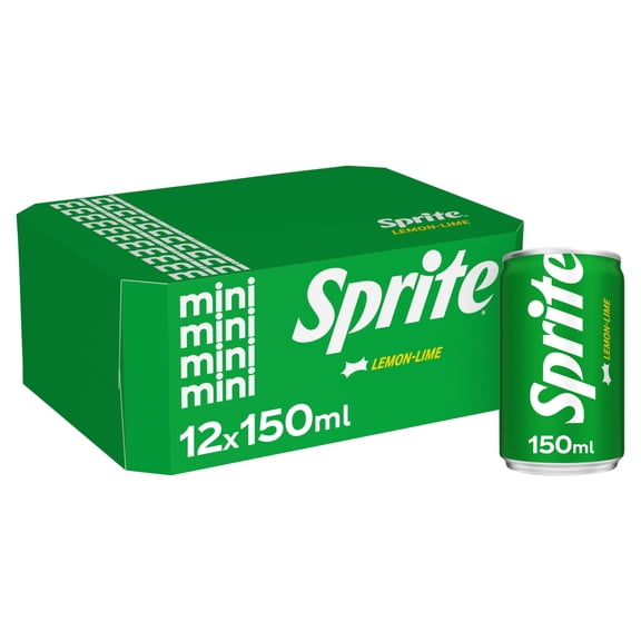 Sprite Lemon Lime 12 x 150ml, Imported from Britain