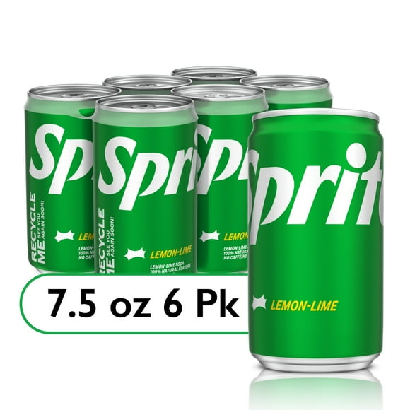 Sprite Lemon Lime Caffeine Free Soda Mini Cans