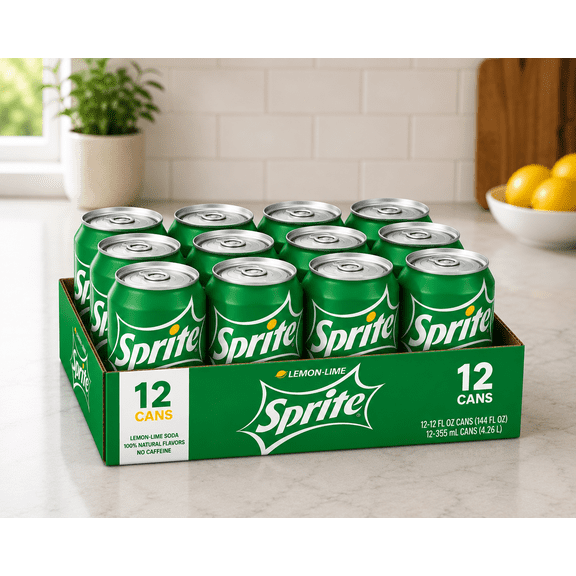 Sprite Lemon-Lime Soda, 12 fl oz Cans, 12 Pack