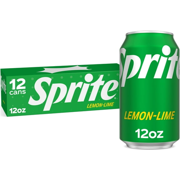 Sprite Lemon Lime Soda Pop, 12 fl oz, 12 Pack Cans