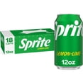 thumbnail image 1 of Sprite Lemon-Lime Caffeine Free Soda Pop Cans, 12 fl oz, 18 Pack, 1 of 16