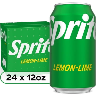 Sprite Lemon Lime Soda Pop, 12 fl oz, 24 Pack Cans