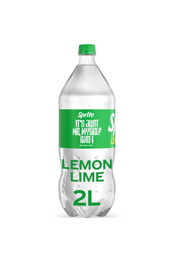 Lemon-Lime Caffeine Free Soda Pop Bottle, 2 Liters