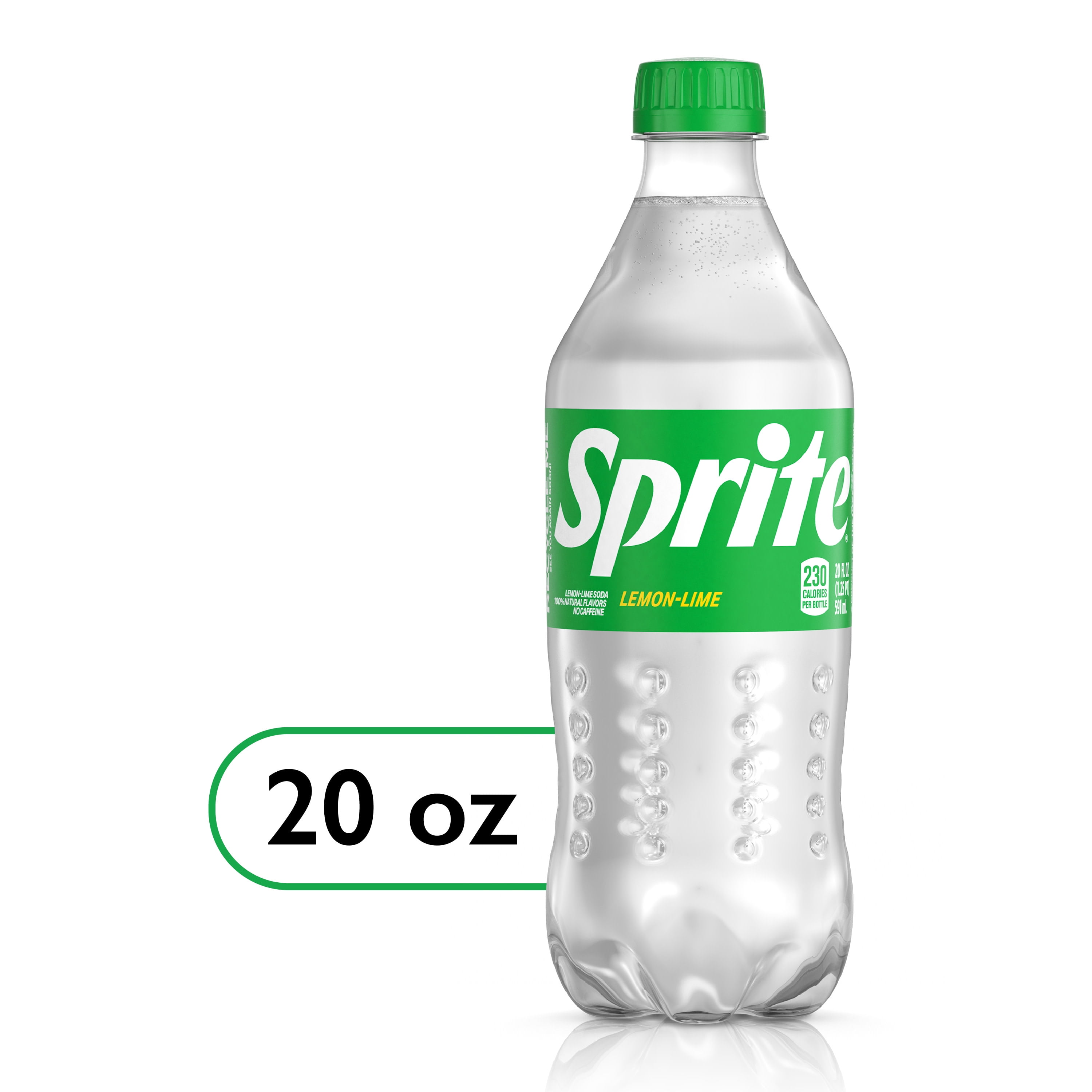 Sprite Lemon Lime Soda Pop, 20 fl oz Bottle