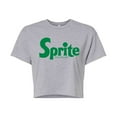 thumbnail image 1 of Sprite - Monochrome - Juniors Cropped Cotton Blend T-Shirt, 1 of 5
