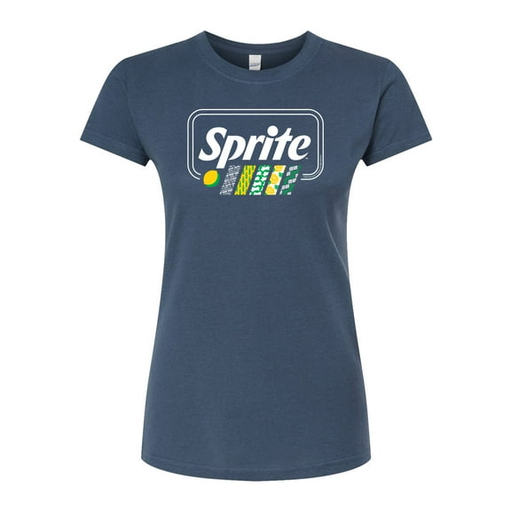 Sprite - Pattern Stripes - Juniors Fitted Graphic T-Shirt