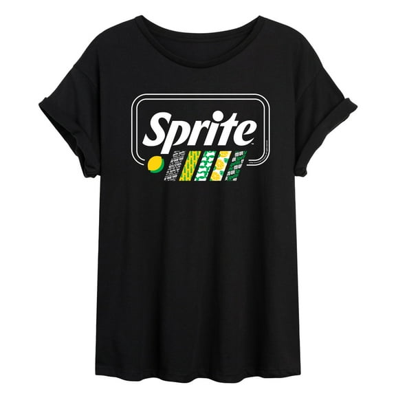 Sprite - Pattern Stripes - Juniors Ideal Flowy Muscle T-Shirt