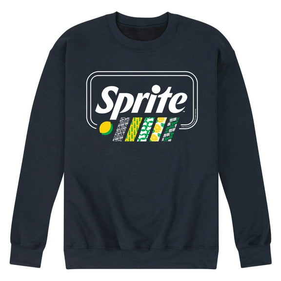 Sprite - Pattern Stripes - Men's Crew Neck Fleece Pullover