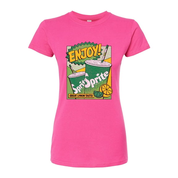 Sprite - Pop Art - Juniors Fitted Graphic T-Shirt