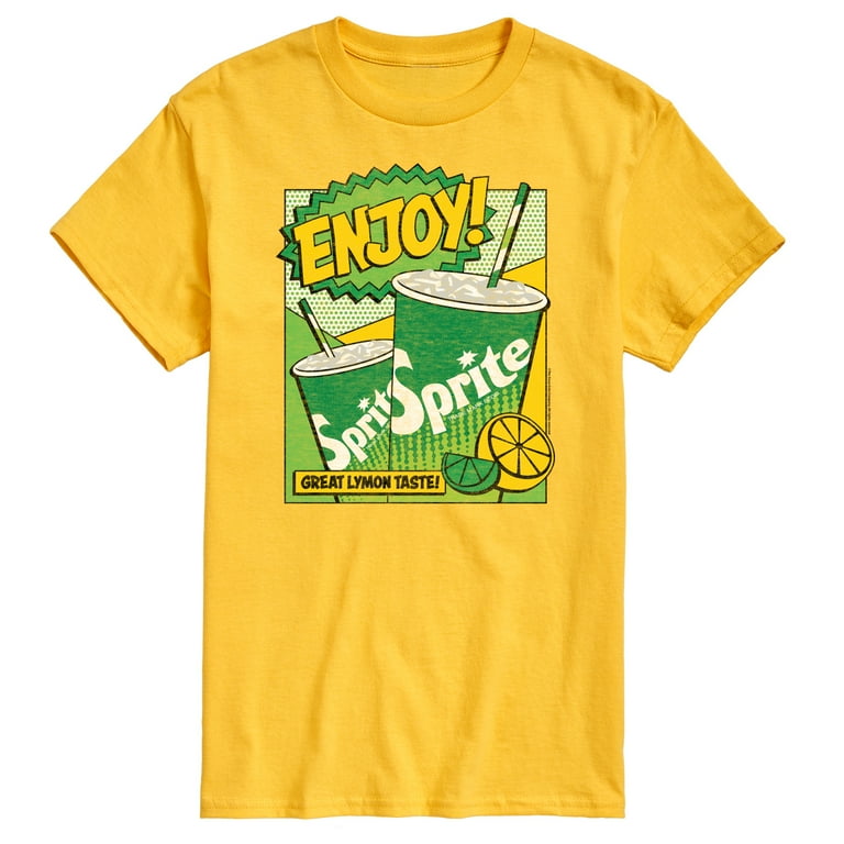 Sprite Pop Art Men s Short Sleeve Graphic T Shirt