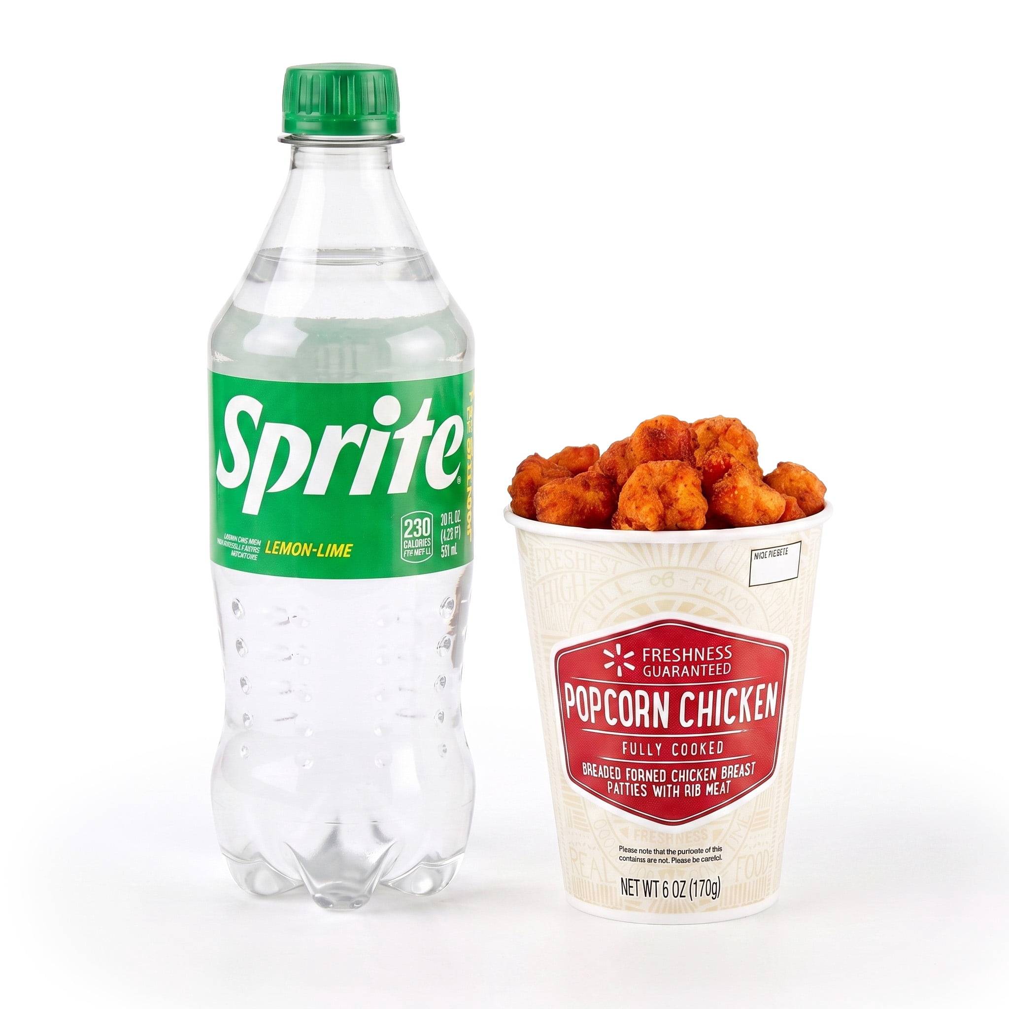 Sprite and Popcorn Chicken Meal Bundle