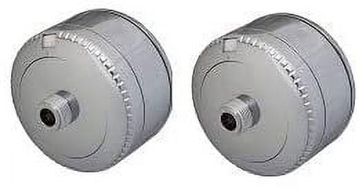 Chrome Slim-Line Universal Shower Filter Pack