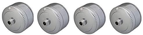Chrome Slim-Line Universal Shower Filter Pack