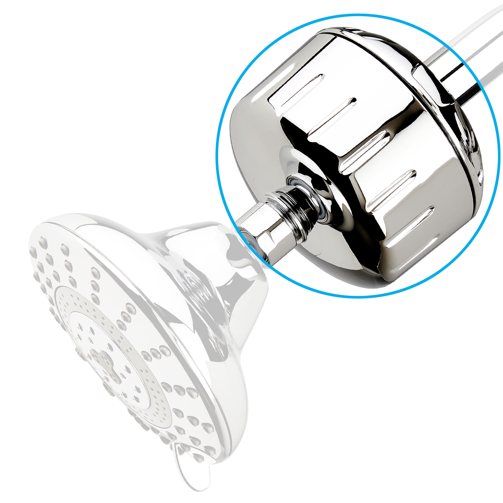 Sprite Slim-Line Shower Head Filter, SLX-CM, Chrome