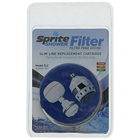 Sprite Slim-Line (SLC) Shower Filter Replacement Cartridge, Blue