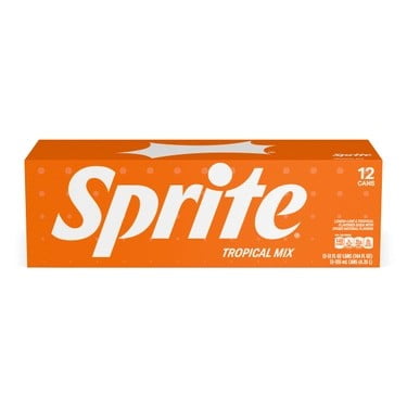Sprite Tropical Mix Soda 12oz Can - Pack of 12